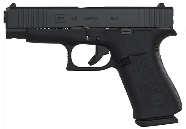 GLOCK 48 9MM FXD FRONT SERRATION BLACK 10RD PA4850201 - Win Repeating Arms Promotion